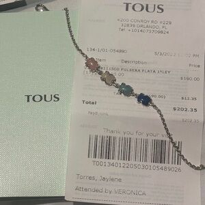 Elegant Multi-Color Charm Bracelet Set Tous